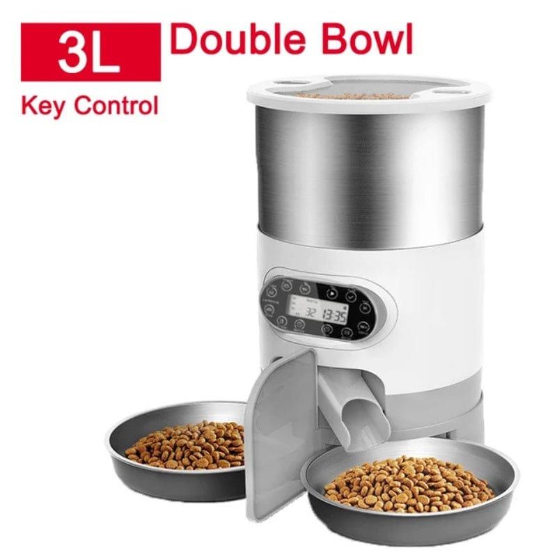 TechnuPet Dual-Meal Smart Pet Feeder