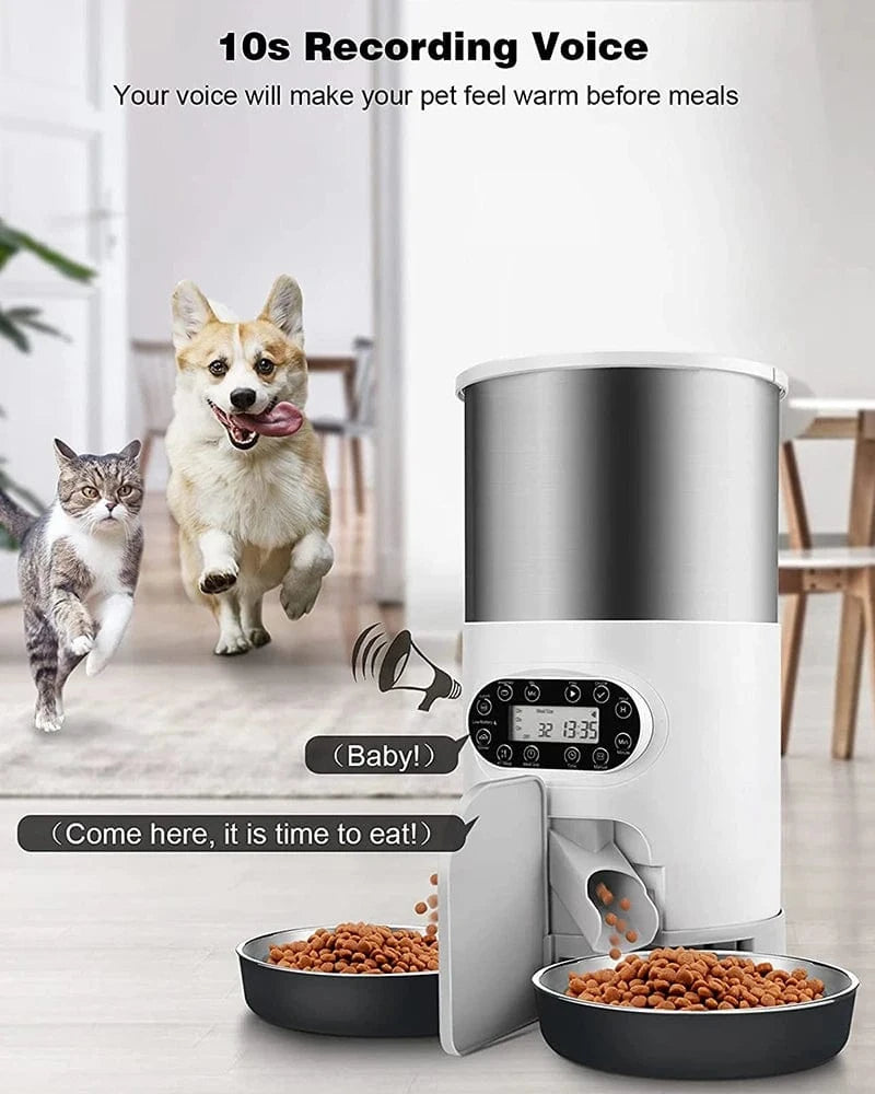 TechnuPet Dual-Meal Smart Pet Feeder