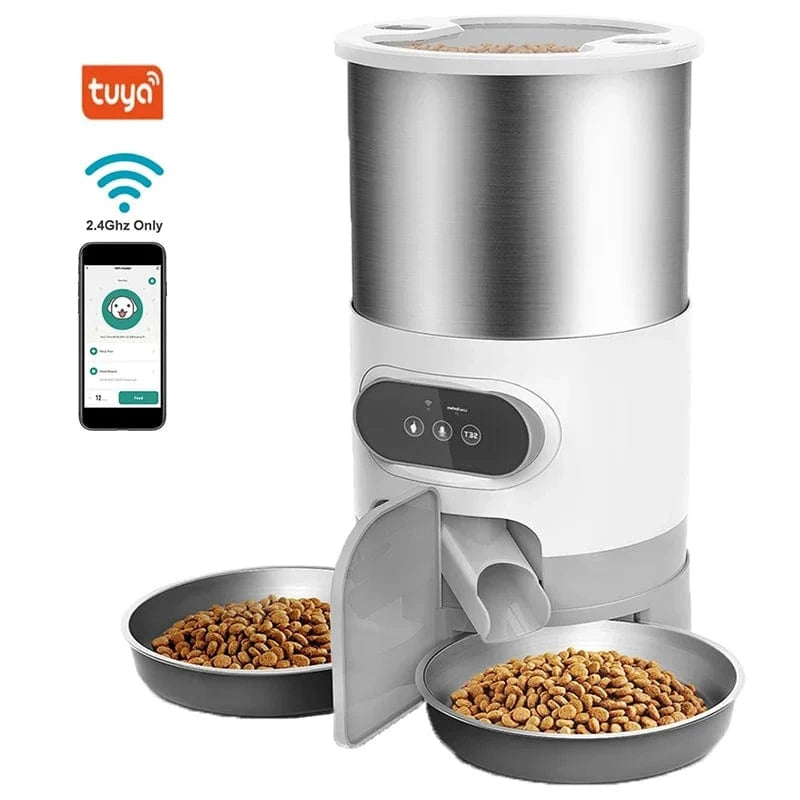 TechnuPet Dual-Meal Smart Pet Feeder
