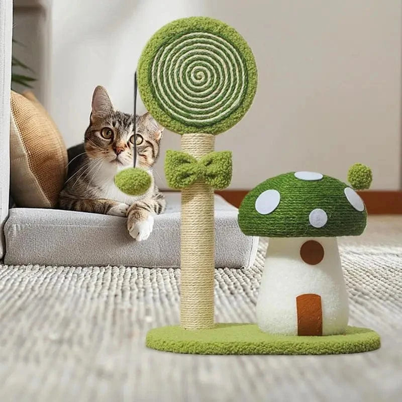 TechnuPet Cat Scratching Post Durable Sisal Cat Scratch Board