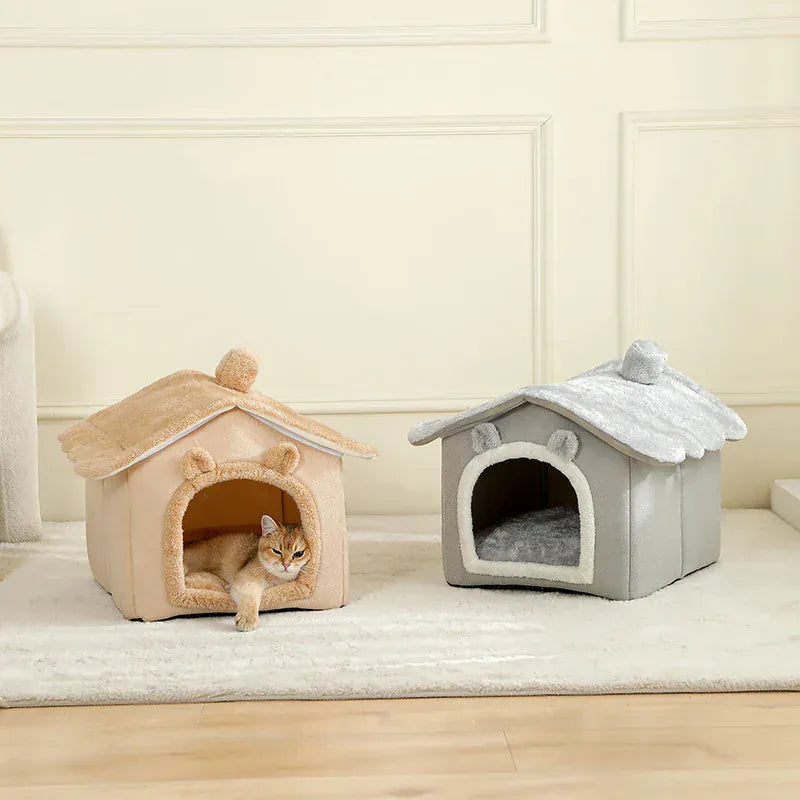 TechnuPet Cat Houses Foldable Washable Pet House