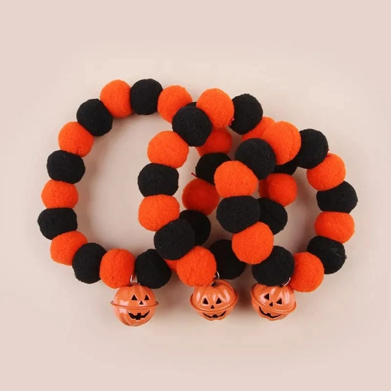 TechnuPet Cat Halloween Costumes Halloween Pet Collar Funny Pumpkin Edition