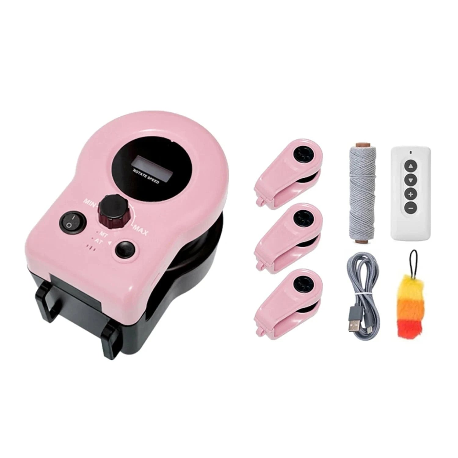 TechnuPet Cat Toys Pink Interactive Cat Exercise Wheel for Indoor Cats