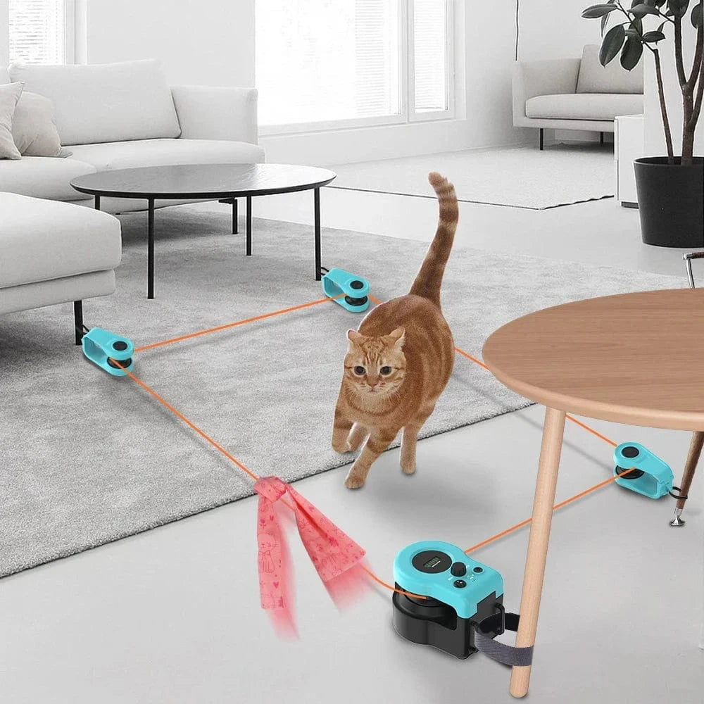 TechnuPet Cat Toys Interactive Cat Exercise Wheel for Indoor Cats