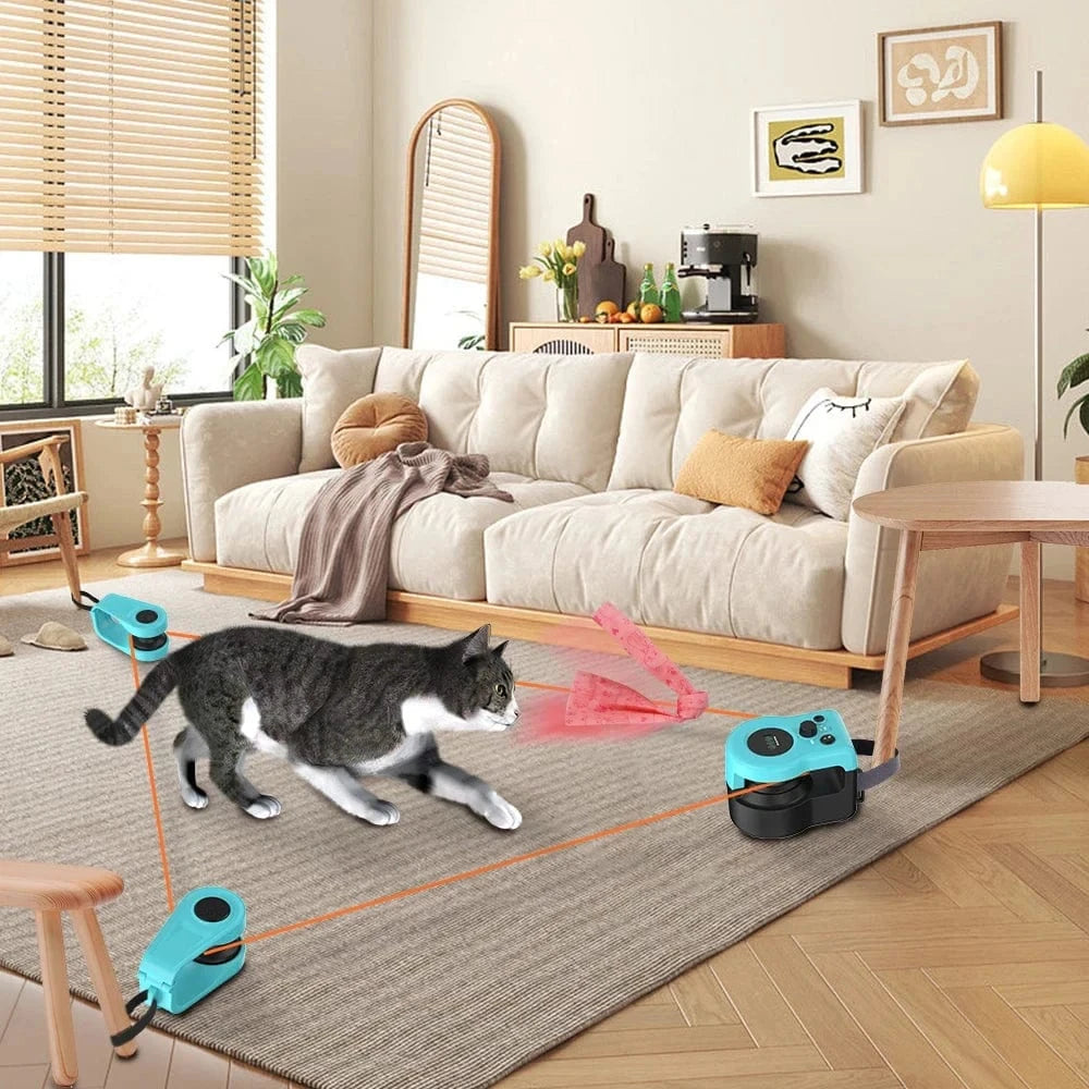 TechnuPet Cat Toys Interactive Cat Exercise Wheel for Indoor Cats