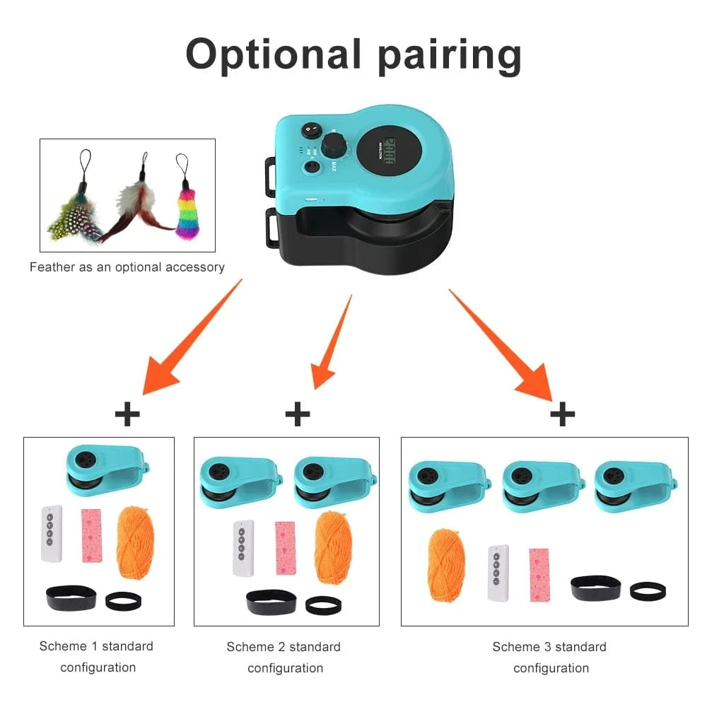 TechnuPet Cat Toys Interactive Cat Exercise Wheel for Indoor Cats