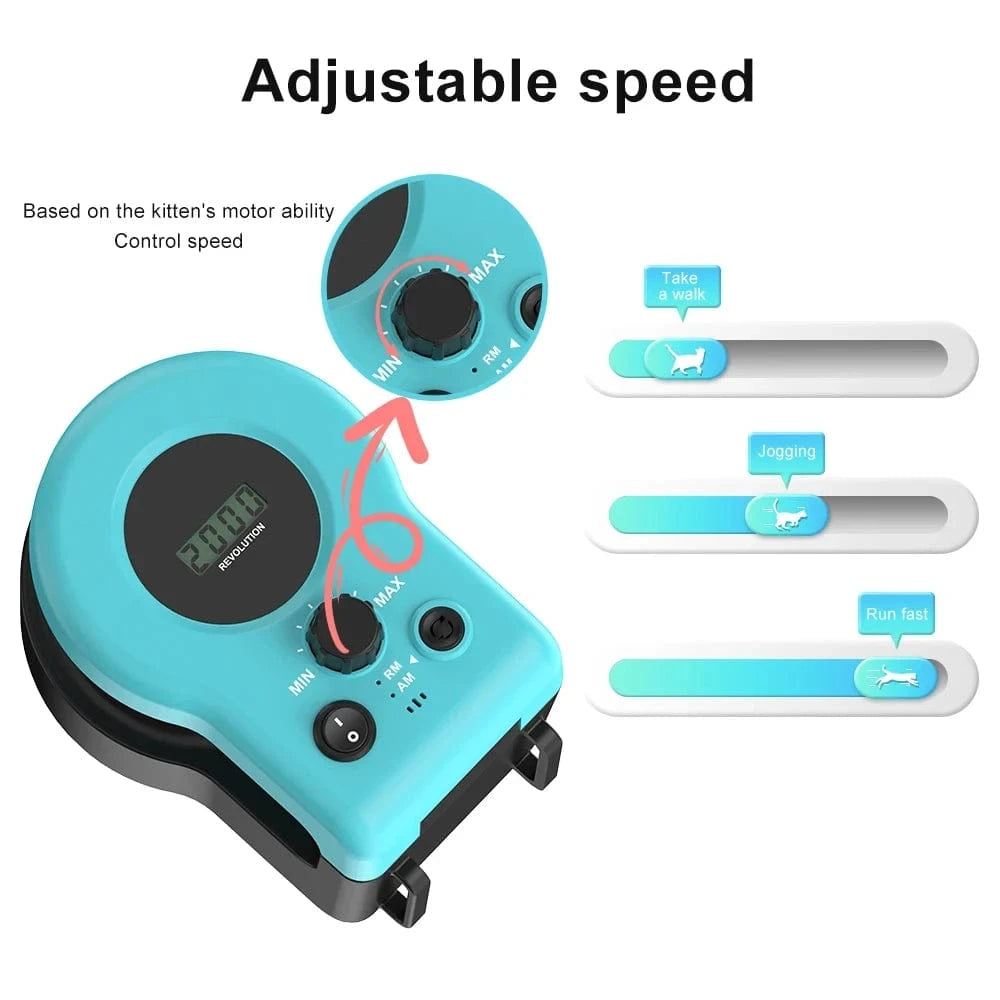 TechnuPet Cat Toys Interactive Cat Exercise Wheel for Indoor Cats