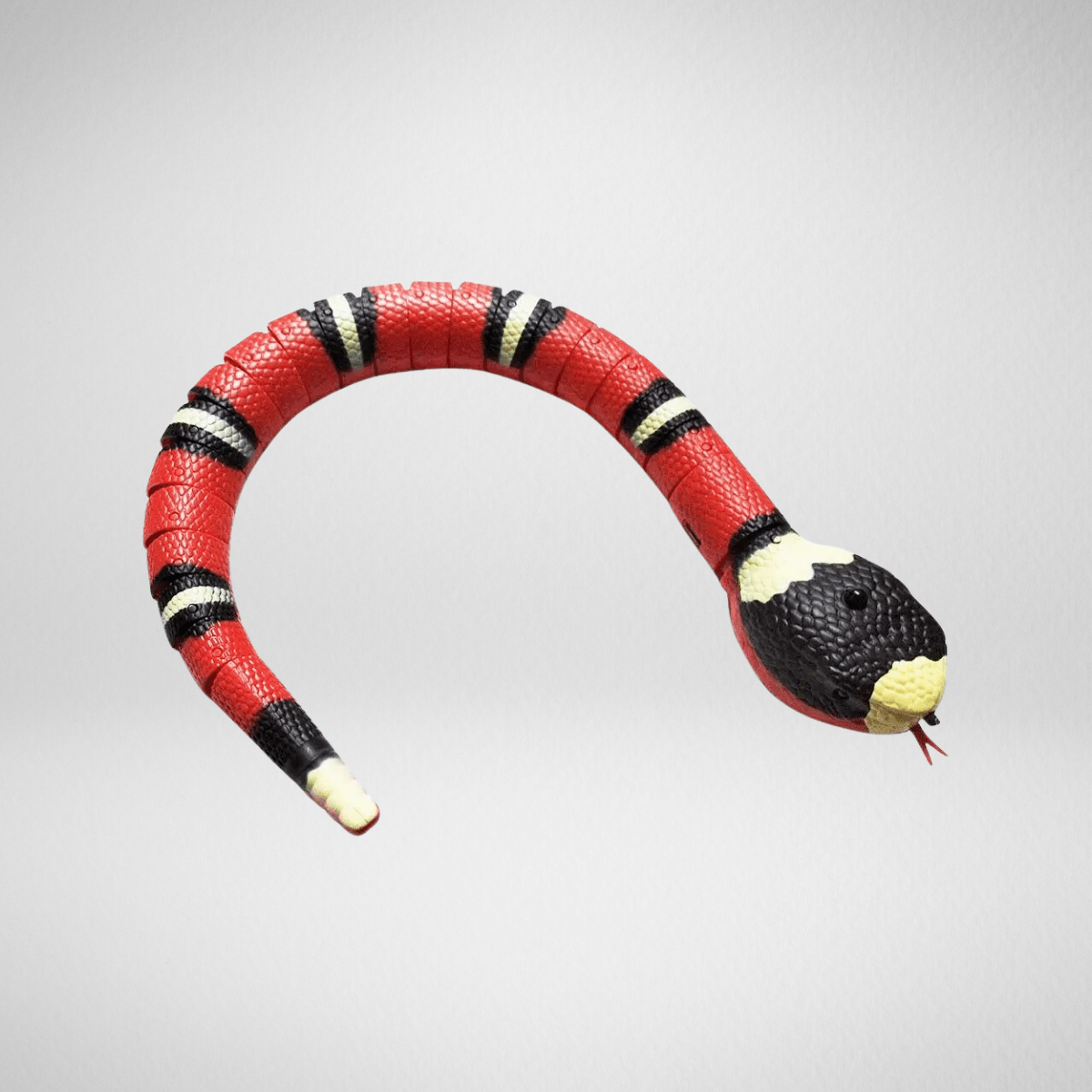 TechnuPet Smart Cat Toys Red and Black / Main Interactive Electric Snake Cat Toy