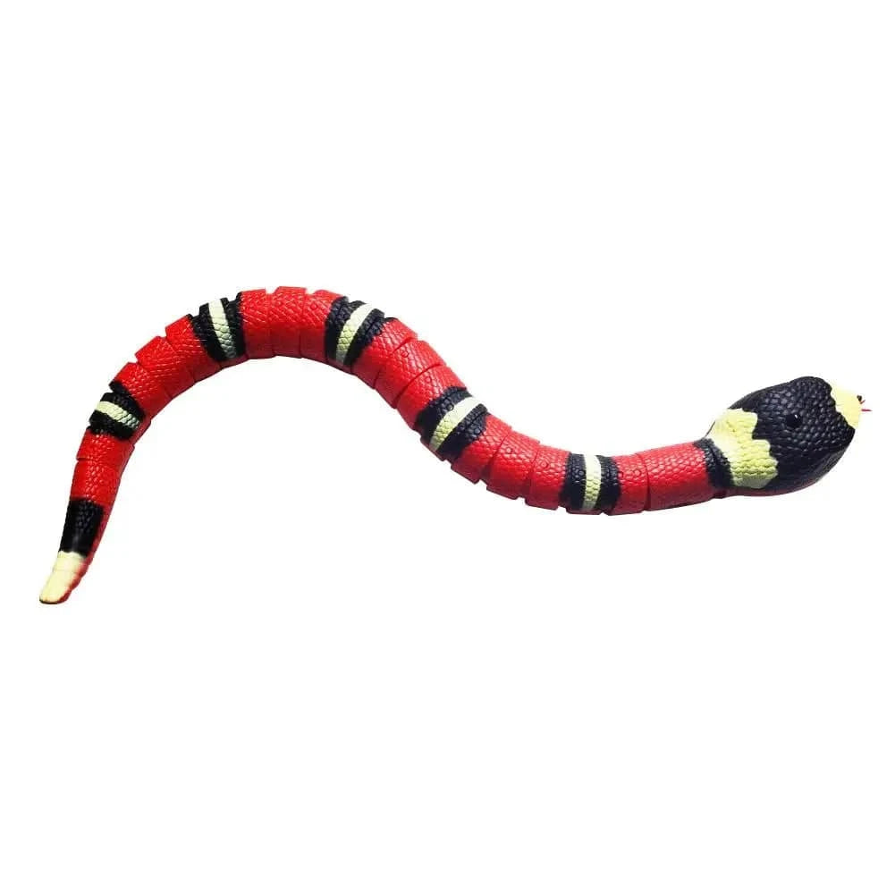 TechnuPet Smart Cat Toys Red and Black / Main Interactive Electric Snake Cat Toy