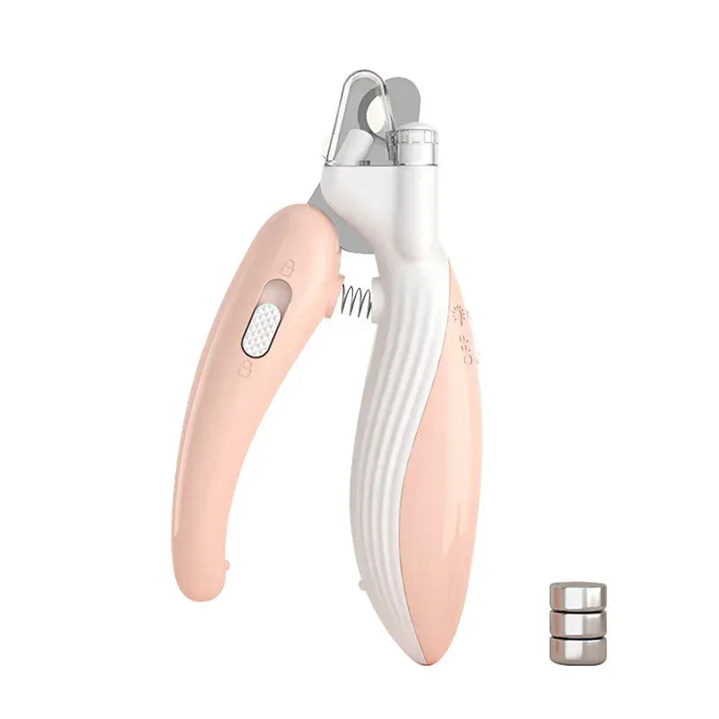 TechnuPet Cat Nail Care Pink LED LED Pet Nail Clippers