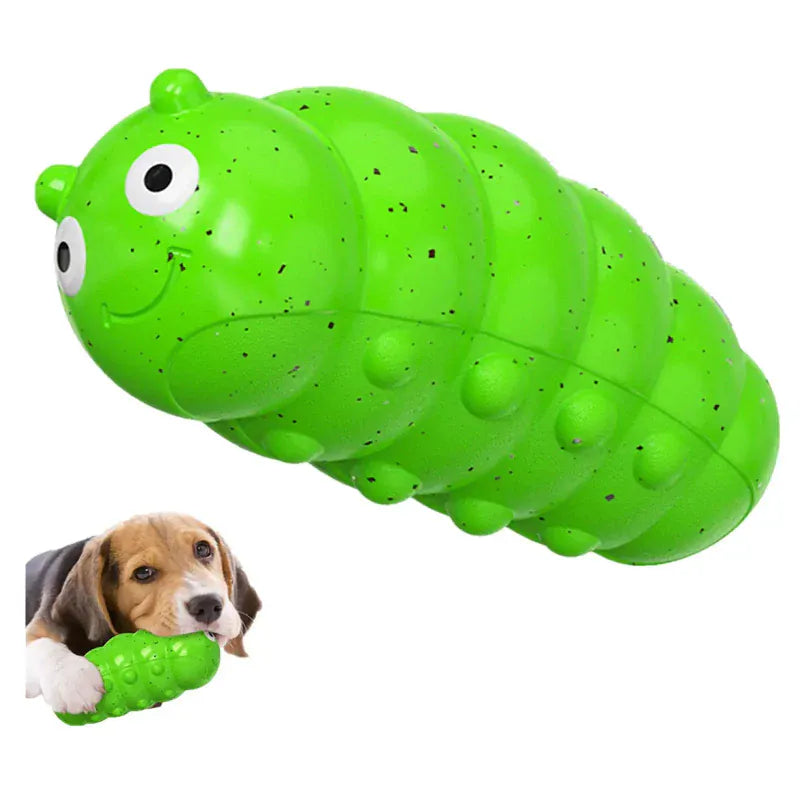 TechnuPet Dog Toys Green Caterpillar Lobster Dog Chew & Tug Toy