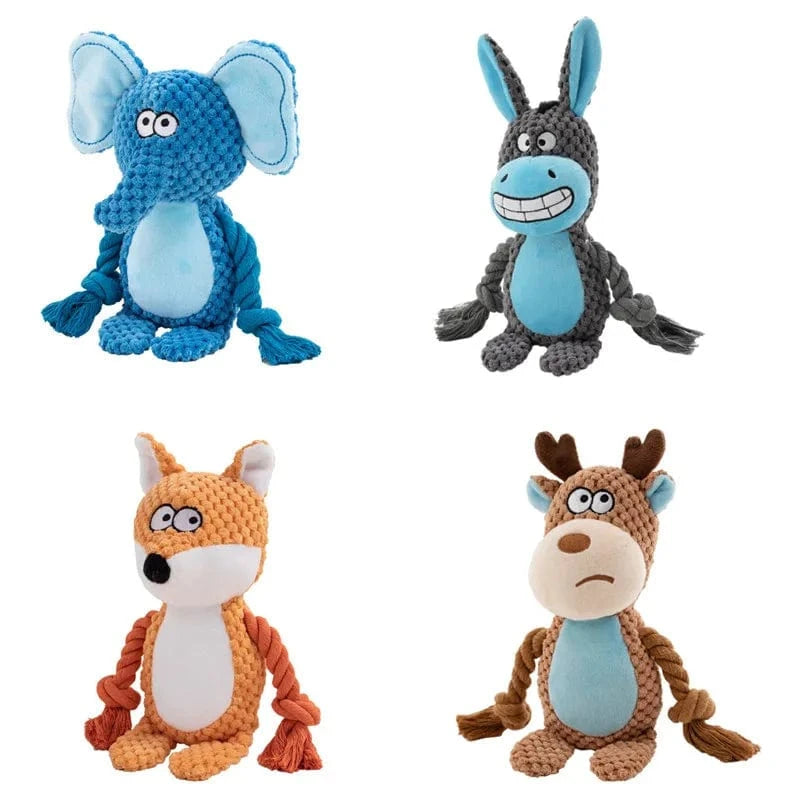 TechnuPet Dog Toys Plush Squeaky Dog Chew Toy