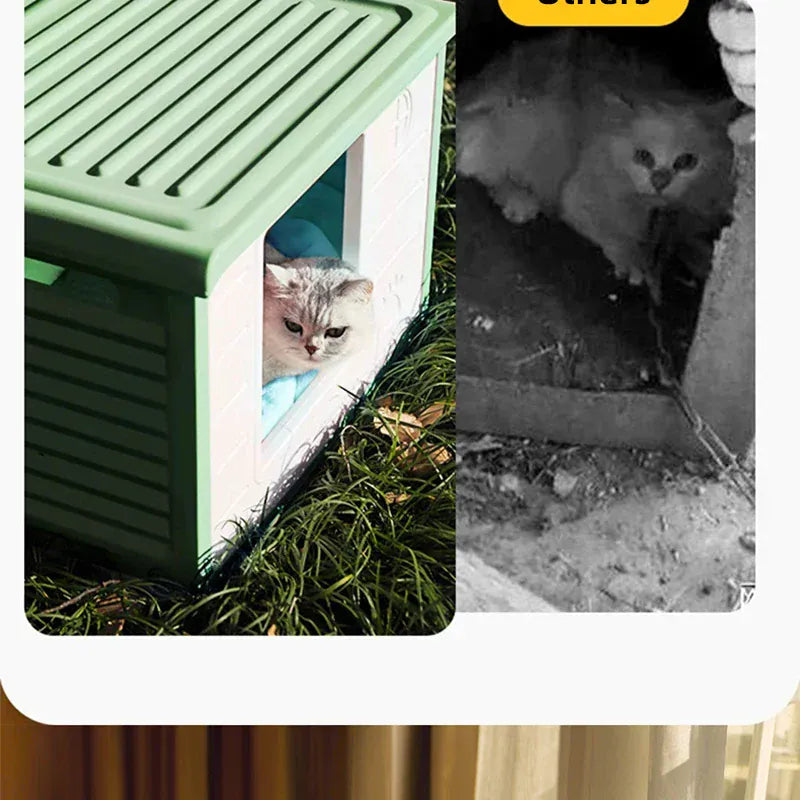 TechnuPet Cat Houses Rainproof Outdoor Cat House