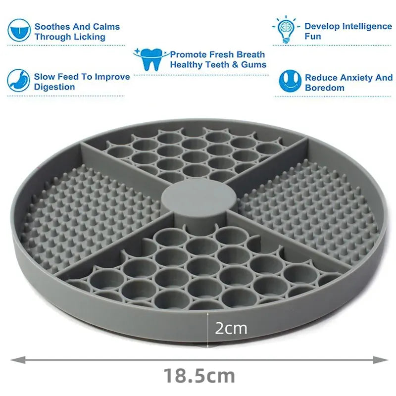 TechnuPet Smart Dog Feeder Silicone Licking Mat for Dogs