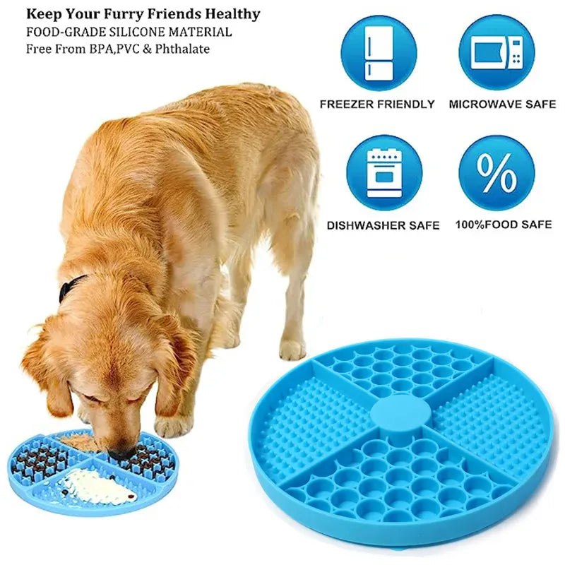 TechnuPet Smart Dog Feeder Silicone Licking Mat for Dogs