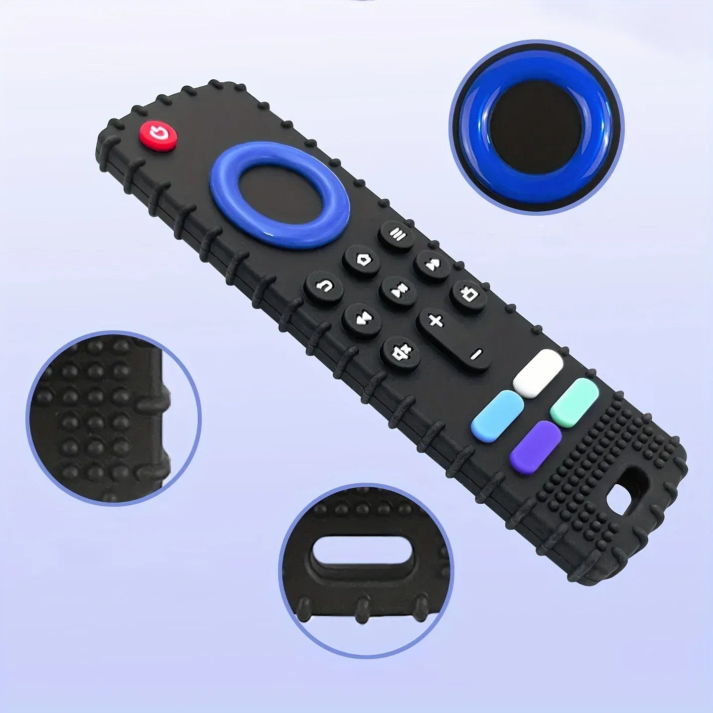 TechnuPet Dog Toys Silicone Remote Dog Teether