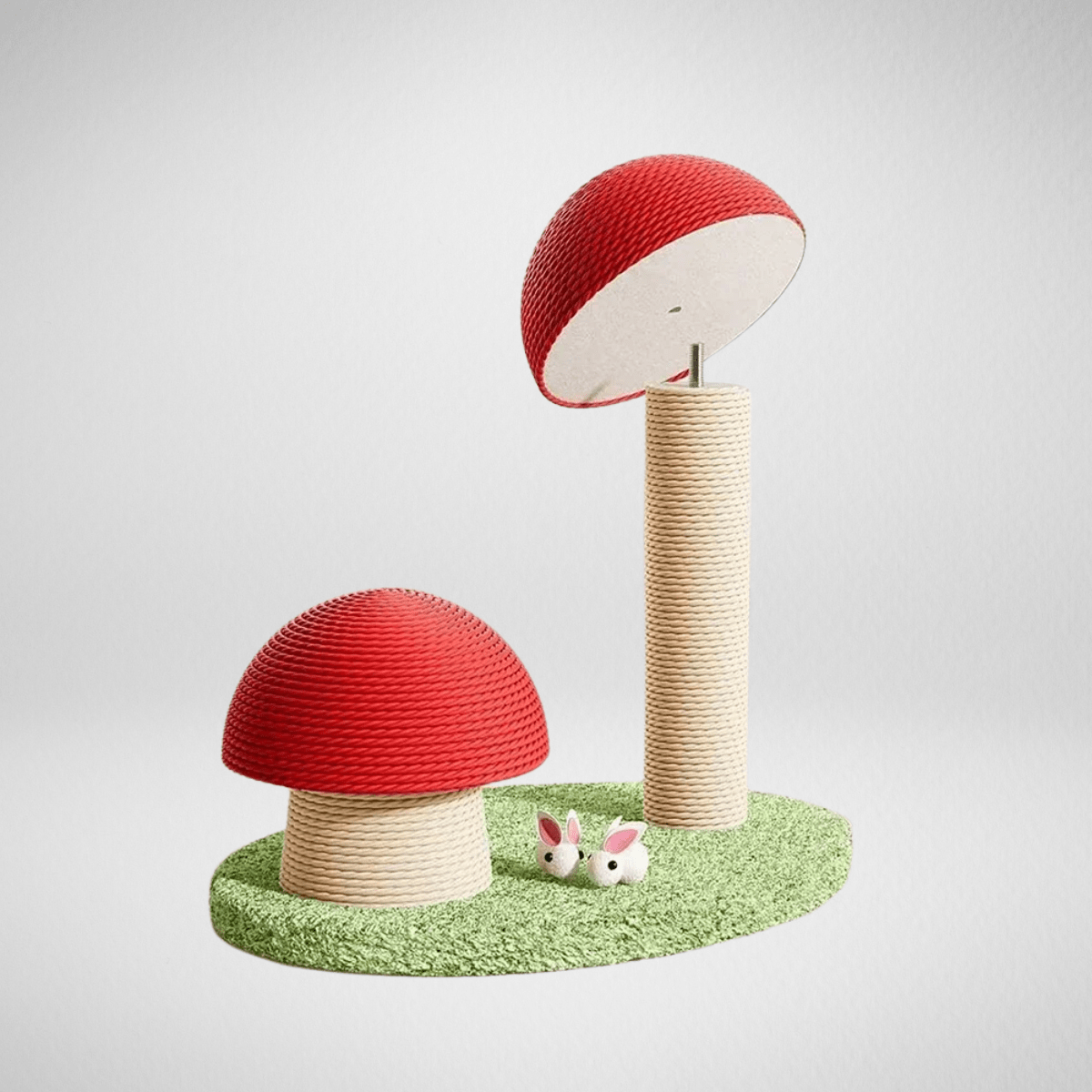 TechnuPet Cat Scratching Post Sisal Mushroom Cat Scratch Post