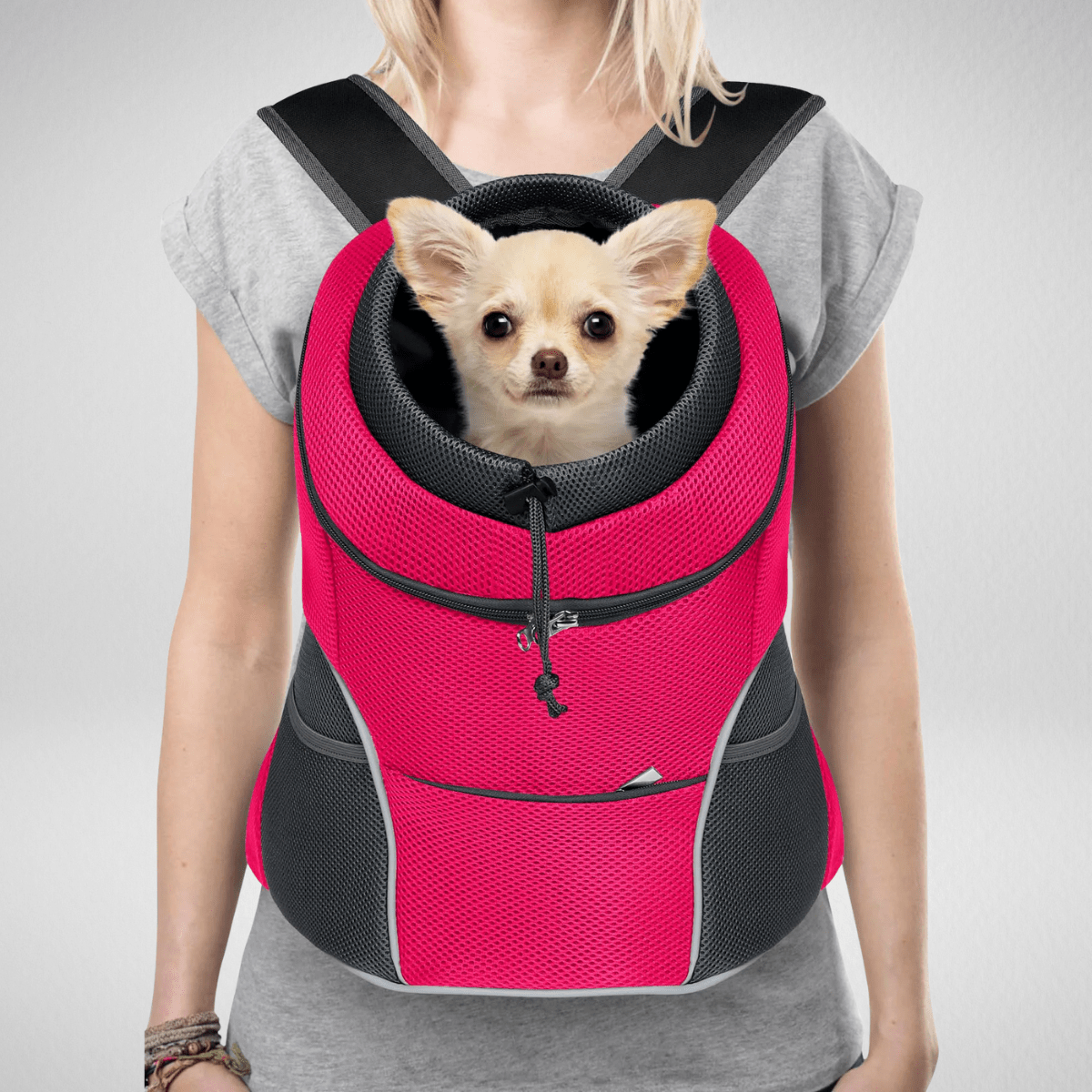 TechnuPet Pet Backpack Small Dog Carrier Backpack