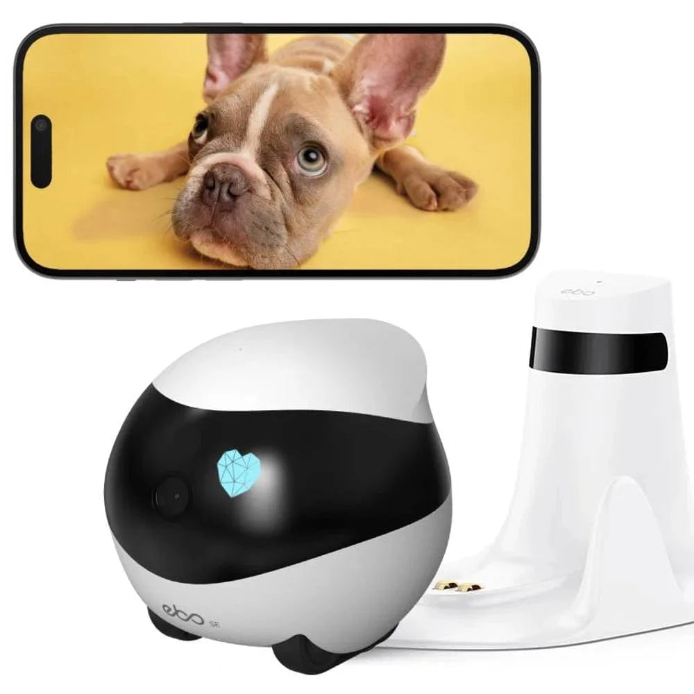 TechnuPet Cat Camera Smart Pet Camera Robot – 1080P