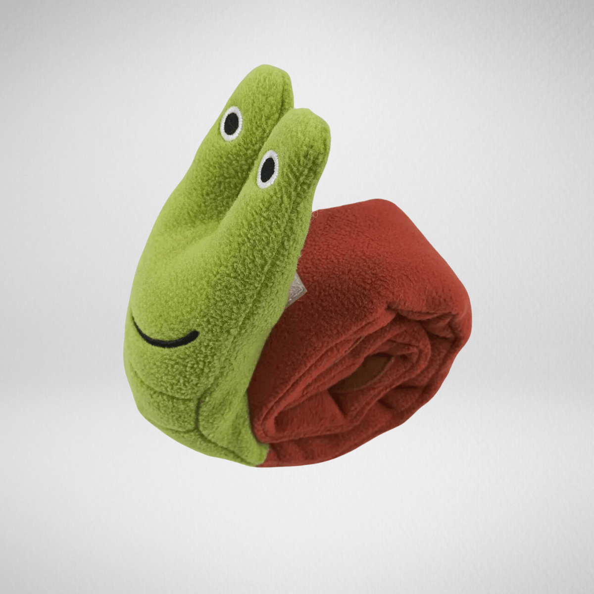 TechnuPet Dog Toys Brown Snail Plush Dog Puzzle Feeder