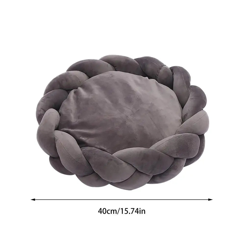 TechnuPet Heated Cat Bed 40cm / spain Soft Washable Round Cat Bed