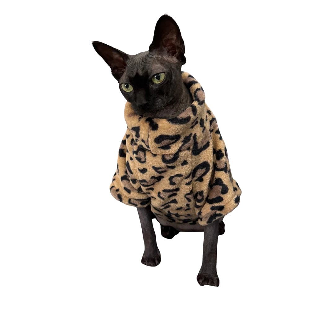 TechnuPet Cat Sweaters Thick Warm Sphynx Winter Outfit