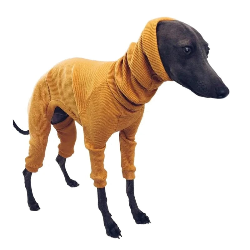 TechnuPet Pajamas for Dogs Yellow / XL Turtleneck Dog Pajamas