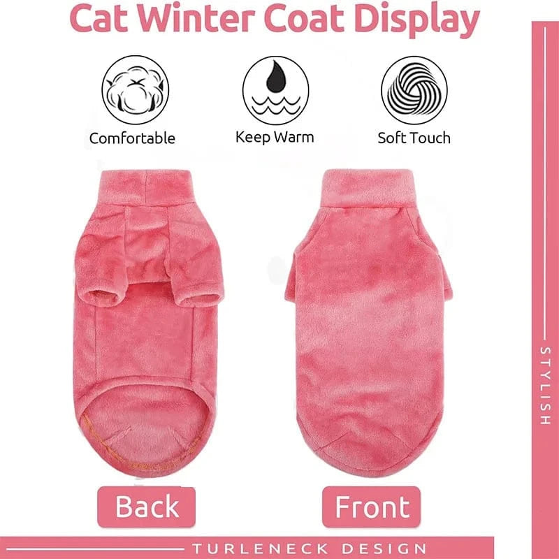 TechnuPet Cat Sweaters Turtleneck Sphynx Cat Sweater