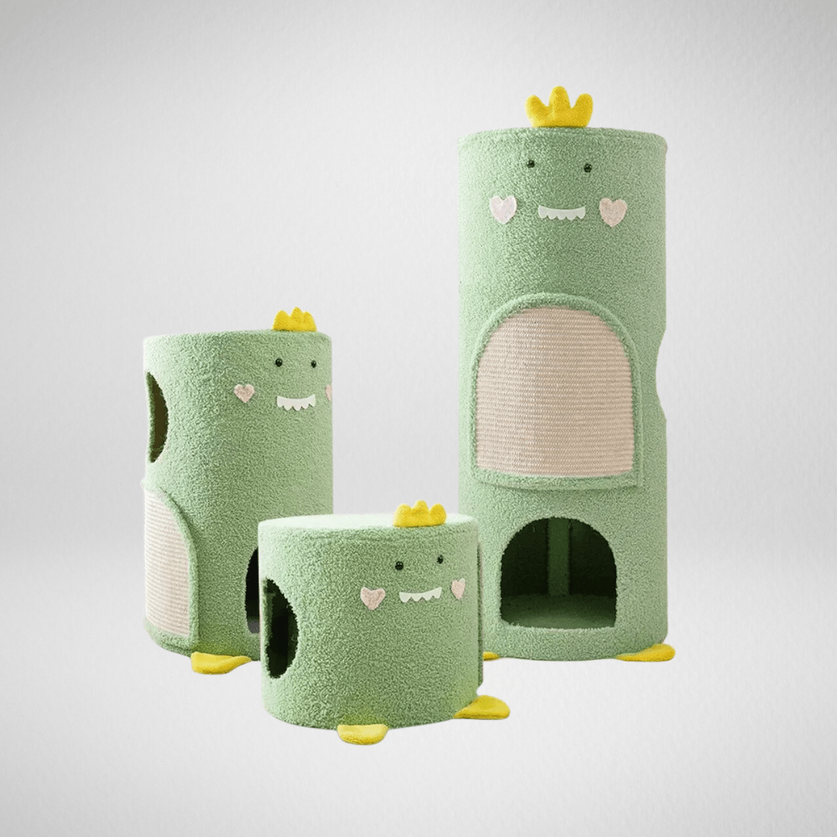 TechnuPet Cat Scratching Post Velvet Cat Climbing Scratching Post