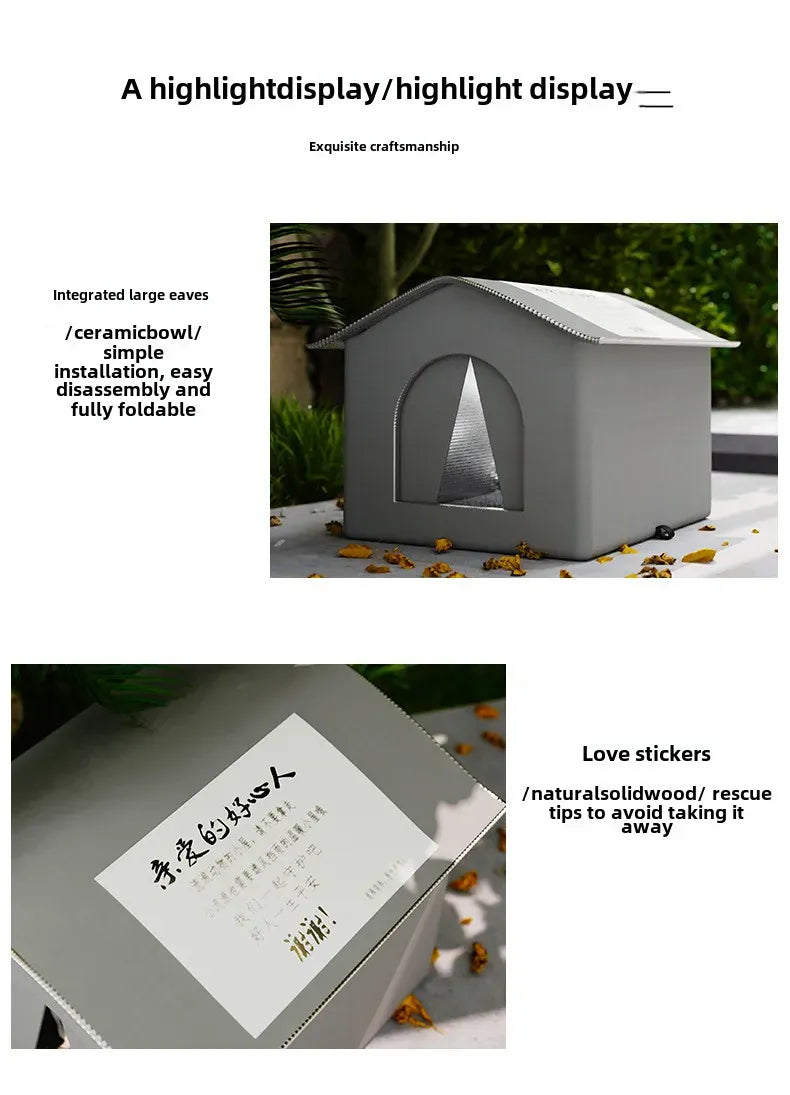 TechnuPet Cat Houses Waterproof Outdoor Pet Cave