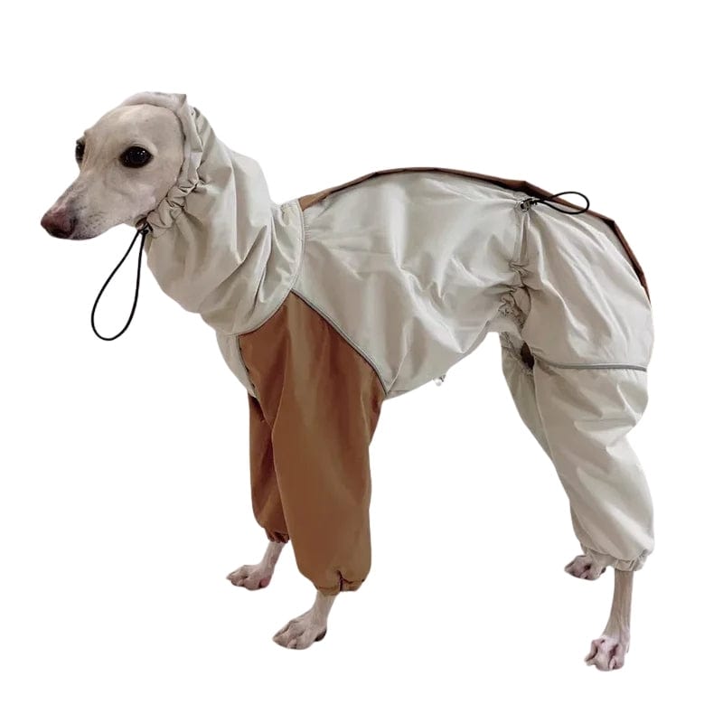 TechnuPet Dog Raincoats Khaki / size 7 Waterproof Warm Dog Winter Coat